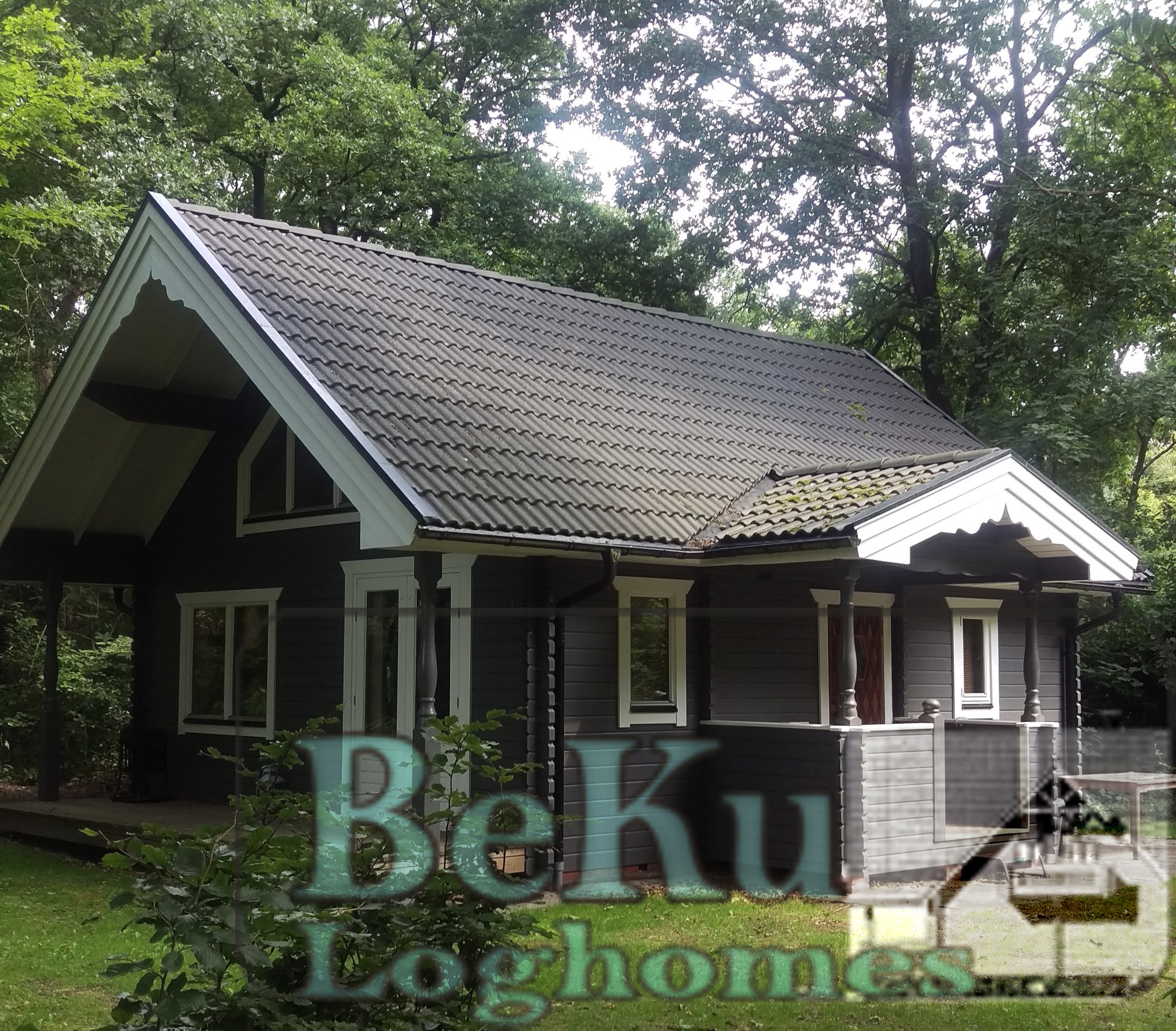 BeKu-Loghomes, Blokhut, Chalet, recreatie woning Maria 2 Houtstapelbouw